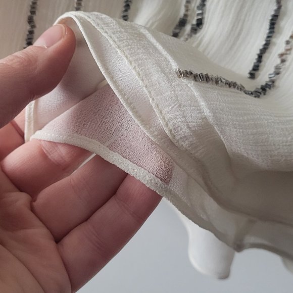 Vintage silk Club Monaco skirt - Picture 4 of 4